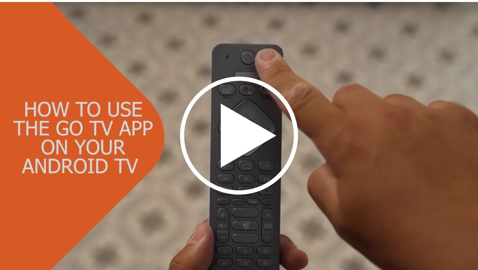 How To Use The GO TV App On Your Android TV