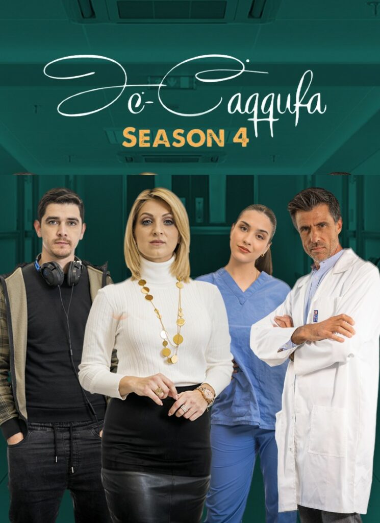 Poster of Maltese series Ic-Caqqufa with cast