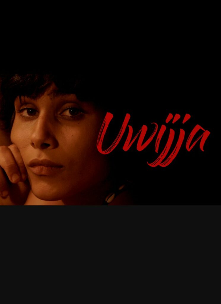 Poster of Maltese film Uwijja with the face of a woman