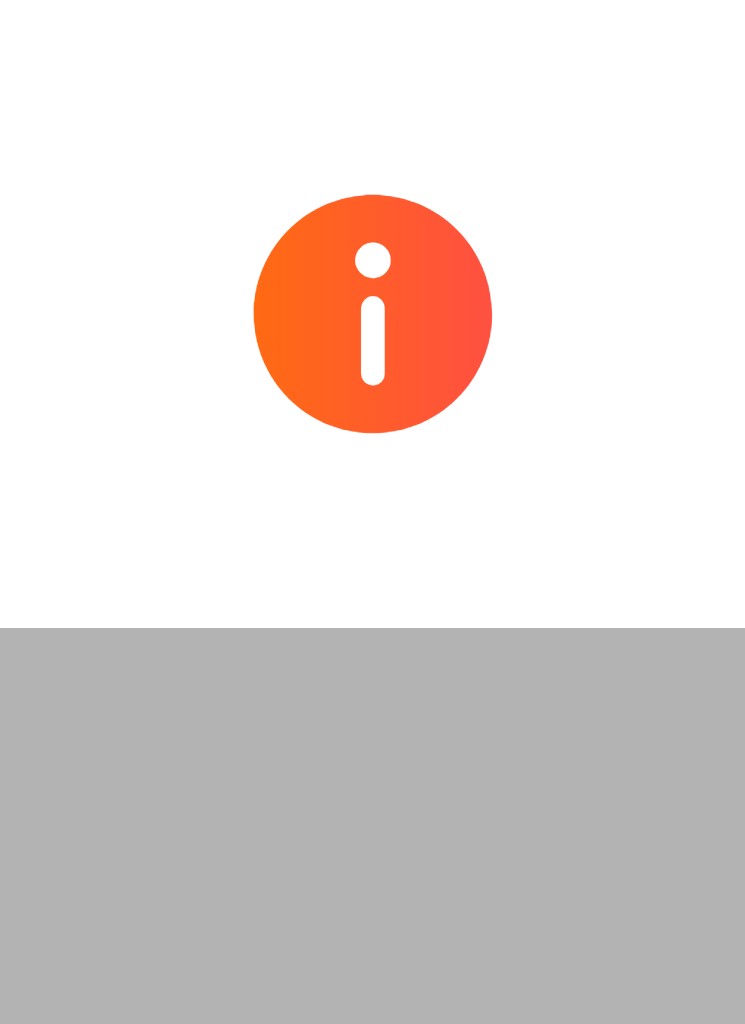 Orange info icon