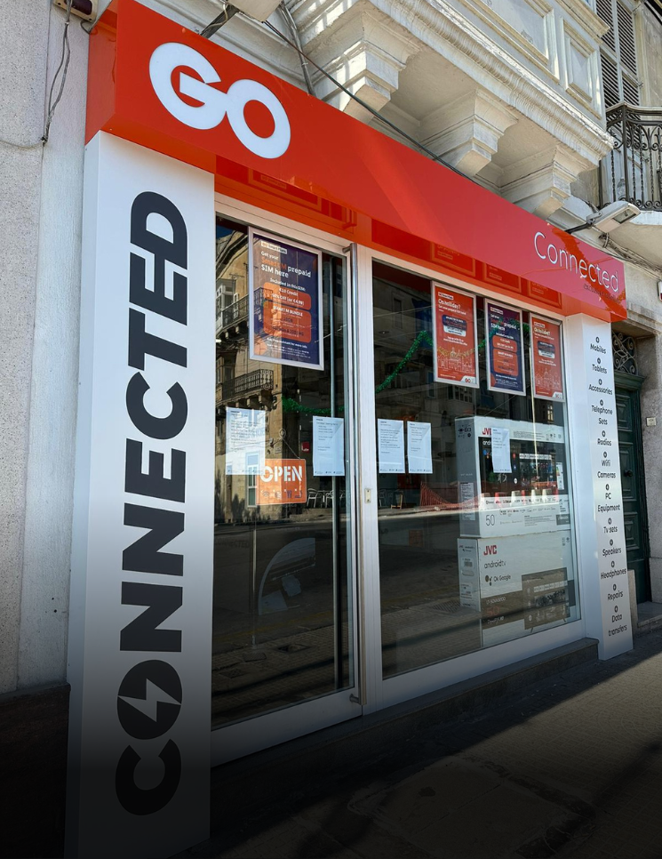 Connected retail outlet of GO