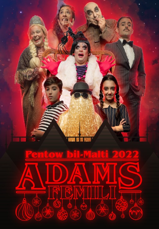 Poster of Maltese panto Adams Family