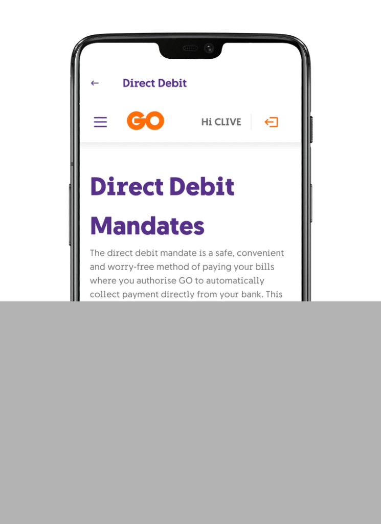 Set up Direct Debit Mandate