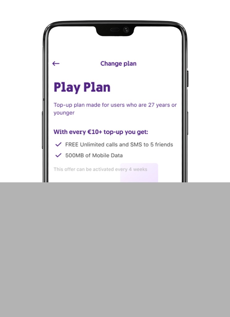 Switch to Play plan